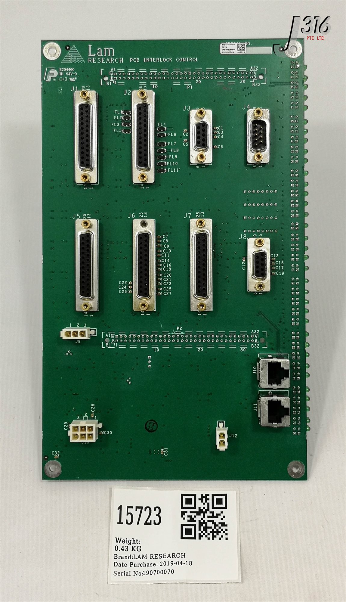 ONE STAR 15723 LAM RESEARCH PCB INTERLOCK CONTROL 810-072687-008 | eBay